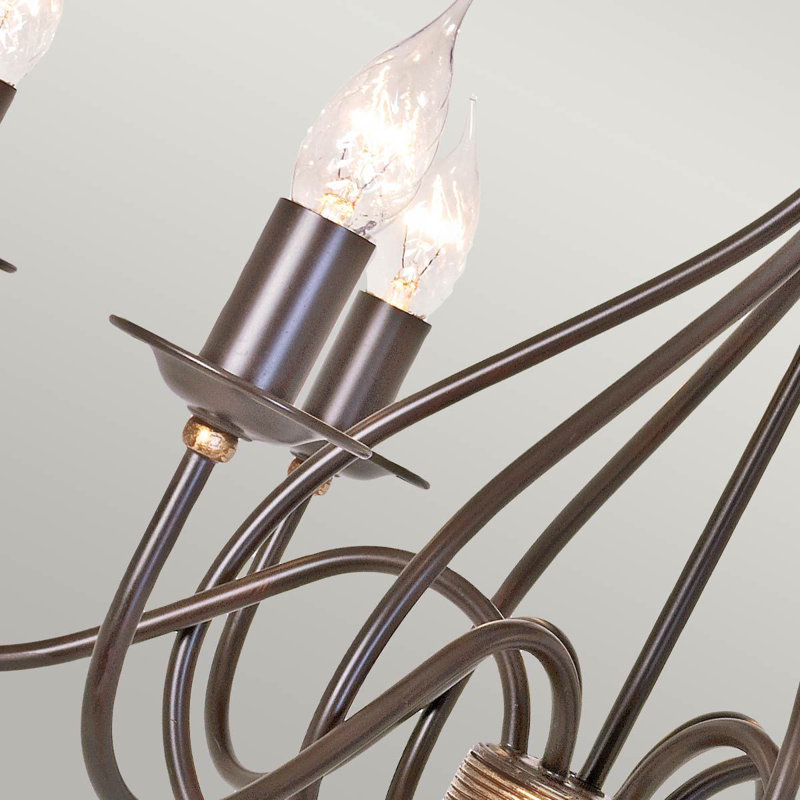 Benelva 6 - Light Candle Style Chandelier