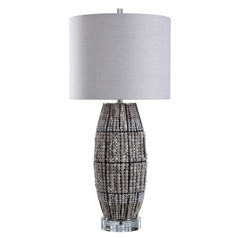 Lampe de table grise / transparente 40 po Altovese
