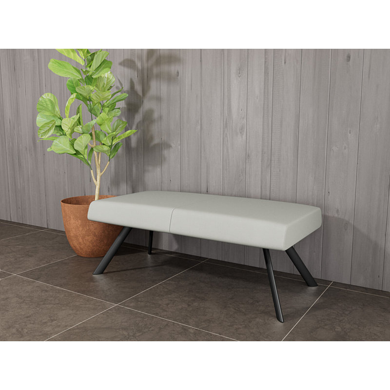 Banc de réception Willow, Noir, Patriot Plus Dove - Vinyle facile à nettoyer