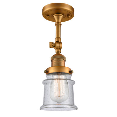 Plafonnier semi-encastré 1 lumière 6 po Alexandira