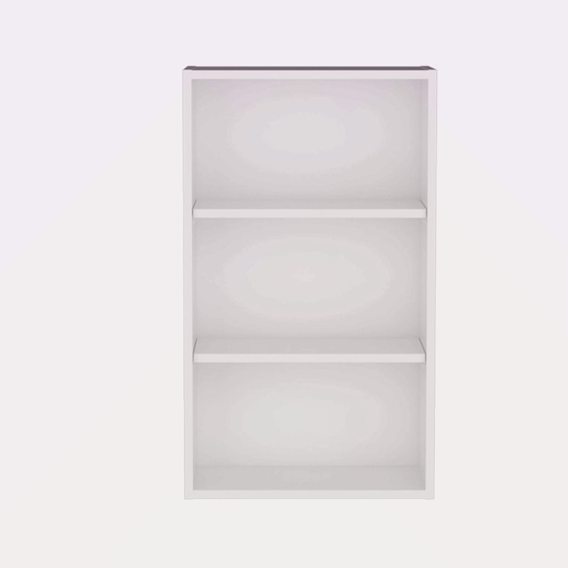 Armoire murale avec rangement ouvert, Blanc