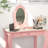 Skaghe Kids Vanity Set with Mirror