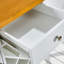 Console de bar avec armoire à 2 portes et 1 tiroir, café, porte-bouteilles, table d'entrée avec tablette de rangement, tables de canapé Buffet pour cuisine, couloir, salle à manger, salon, blanc