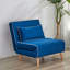 Moderne, bleu, canapé-lit pliable, 3, 10 lits convertibles, espace, étudiants, dortoirs bleus avec velours convertible en 10 secondes, espace pour les petites maisons