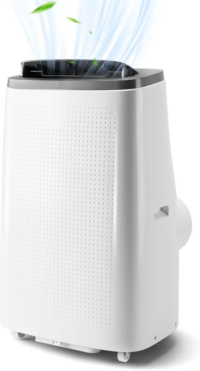LumiParty 14000Btu Portable Air Conditioner with Remote Control,3in1