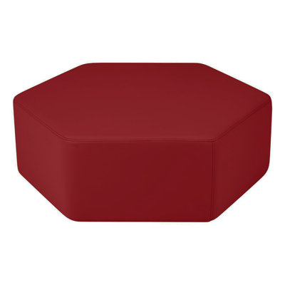 Pro Series Upholstered Hexagon Ottoman 12" Height