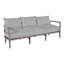 Canapé de patio d'extérieur en teck de 87 po de largeur avec coussins Santa Barbara-1648333502-1684810802-1648333486