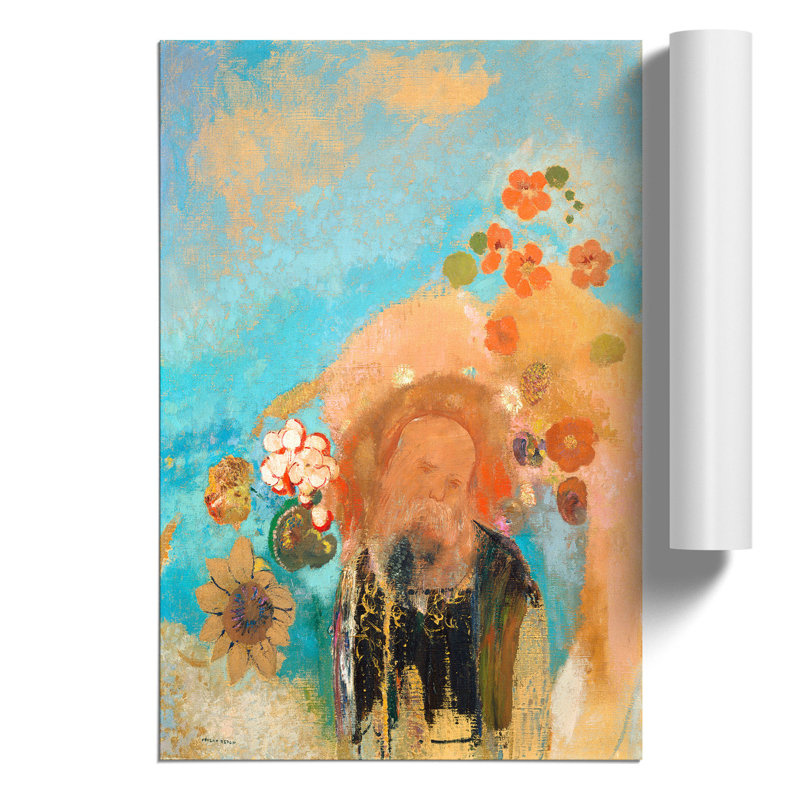 Evocation of Roussel by Odilon Redon - Frameless Print, 42cm H x 30cm W x 0.1cm D