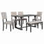 Ensemble 6 pièces de table et chaises de salle à manger-45383254