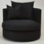 Fauteuil demi-tonneau pivotant Eugenie Freya-1230670887