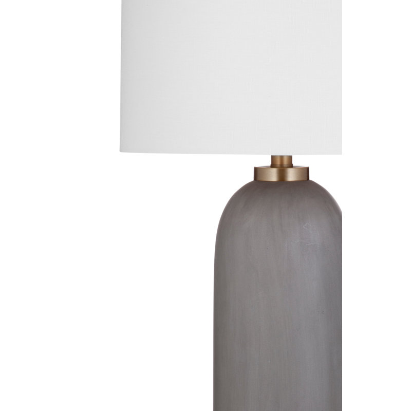 Lampe de table grise 28 "Payne