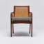 Delray 19'' H Upholstered Mahogany Armchair-91437553-90795051