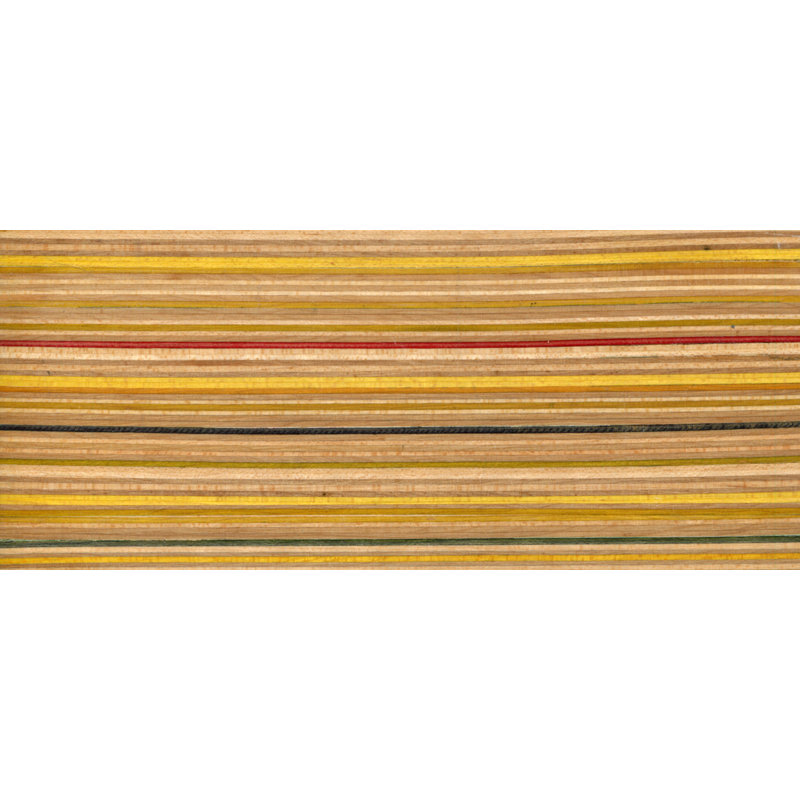 rePly 4" x 10" Ceramic Patterned Tile, Yellow