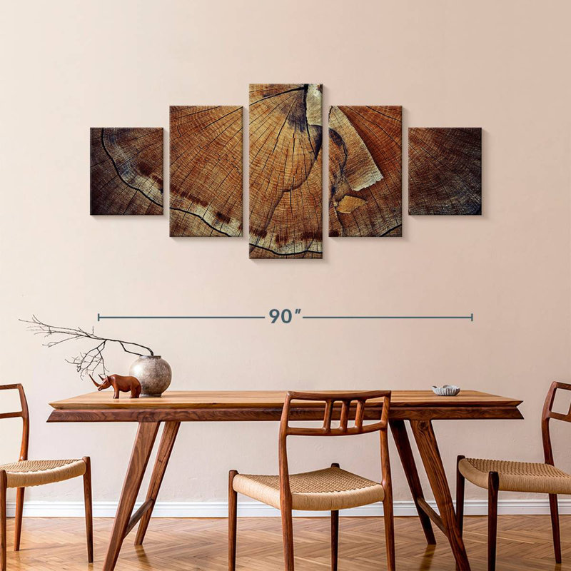 Tree Ring Texture, 42" H x 92" W