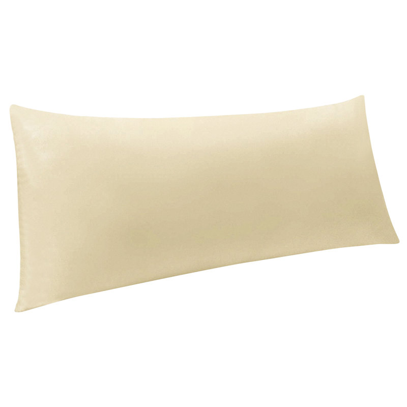 Body Pillow Cover, 1800 Brushed Microfiber Body Pillowcase with Envelope Closure - 20x54 Inches - NTBAY, Khaki , 1