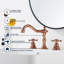 2-handle Bathroom Faucet with Drain Assembly-80451367