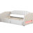 Beige Twin Xl Daybed That Extends To King, Upholstered, Led , Storage Drawers, Space - Saving Trundle Extendable Daybed, Linen Upholstery, Pine Wood And Frame-332318893
