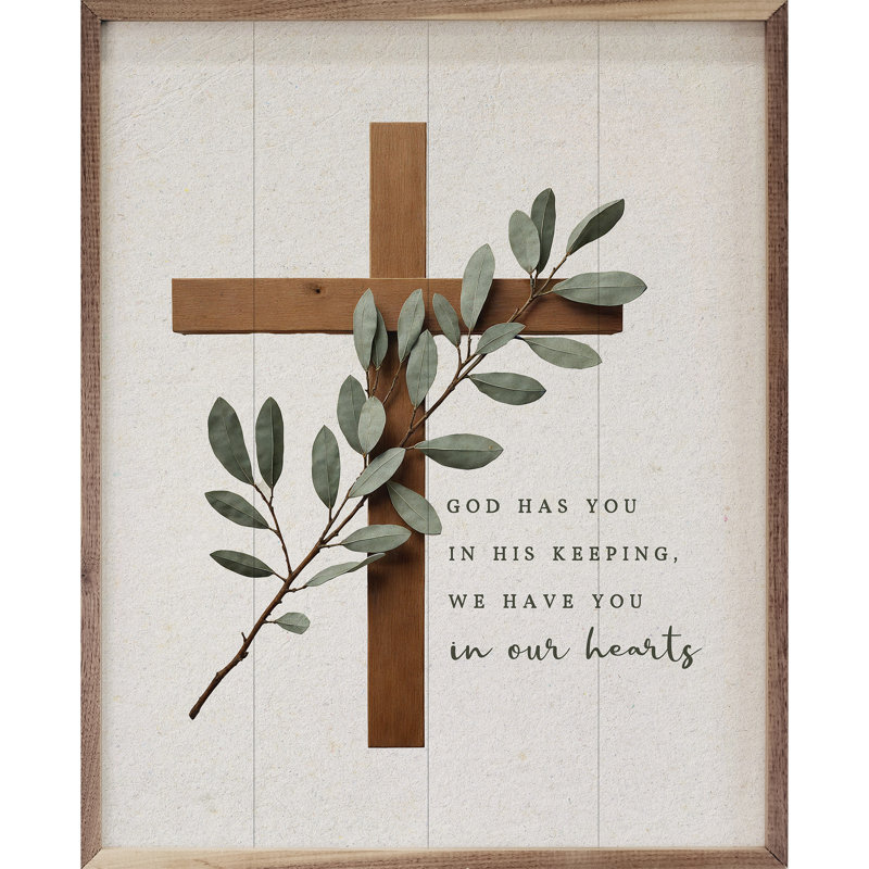 «God Has You», H 20 po x l 16 po