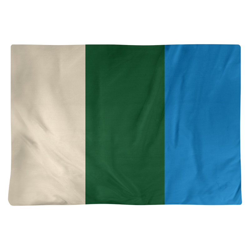 Récapitulatif 18" basket Milwaukee, Crème de Cream City / vert de Good Land / bleu de, Sergé de coton