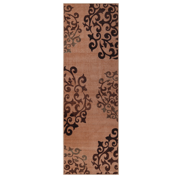 Ezra Classic Medallion Floral Scroll Indoor Area Rug