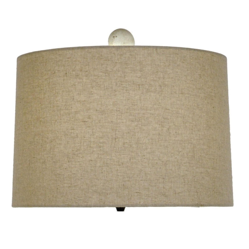 Winnie Table Lamp, Off White Distressing/Natural, Natural Gray