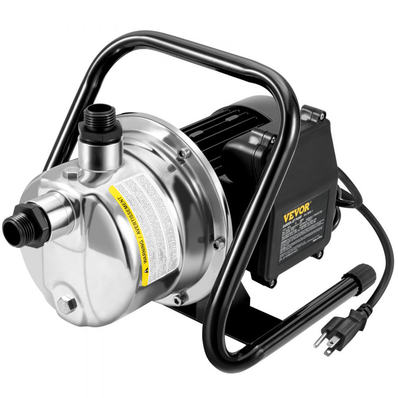 Pompe portative à jet d'eau de jardin Shallow Well Pump 1,5HP 1200GPH