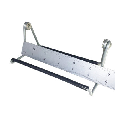 Two-Piece Plate Easel For Counter, 5.5-inch Plate Holder - Clear 119066