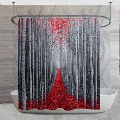 Rideau de douche Winter Forest