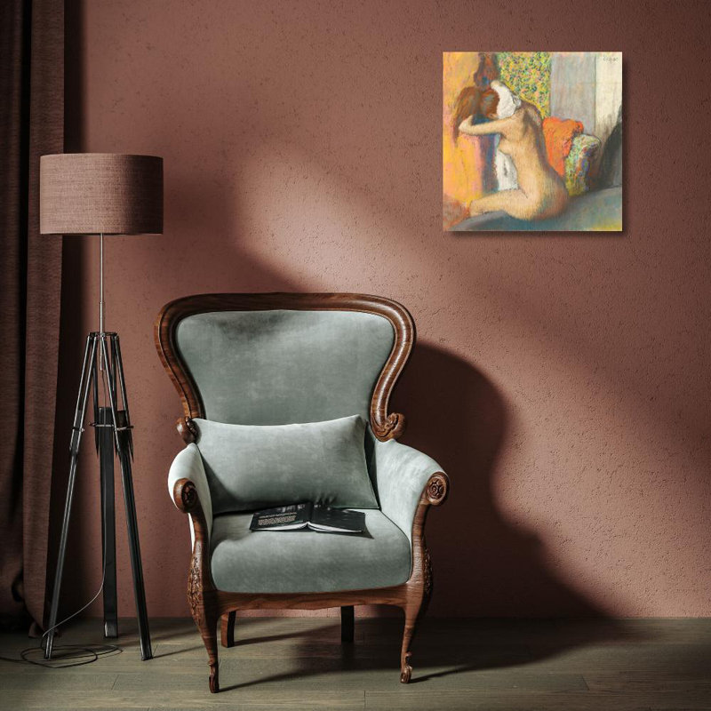 «Red Barrel Studio® Degas», art sur toile tendue par Edgar Gallery, H 15 po x l 15 po