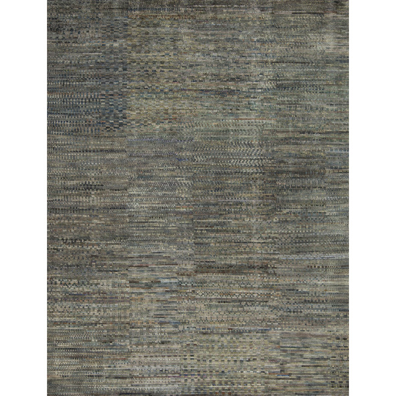 Mystique Hand Knotted Wool Area Rug, Rectangle 4' x 6'