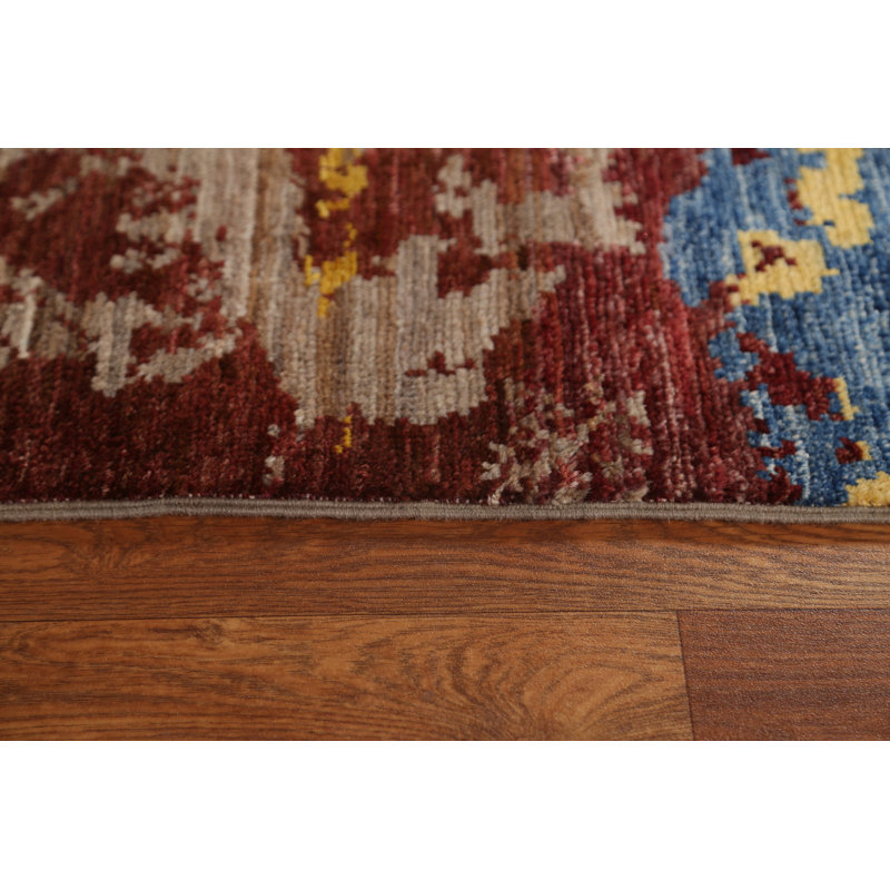 Tapis moderne à motif abstrait All-Over 7 x 10