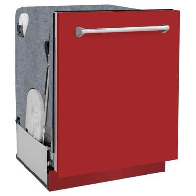 ZLINE 24 in. Monument 3rd Rack Top Touch Control Dishwasher with Tub, 45dBa