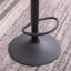 Tabouret de bar rotatif réglable Airlift avec revêtement patiné et base chromée-1884162678