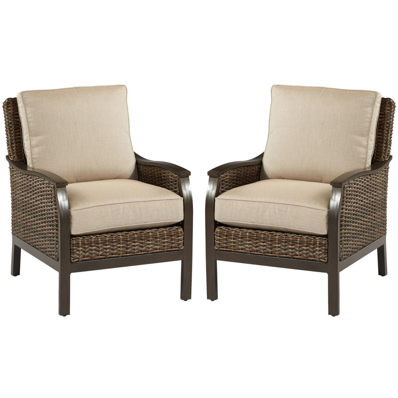 Chaise longue en osier Brandale