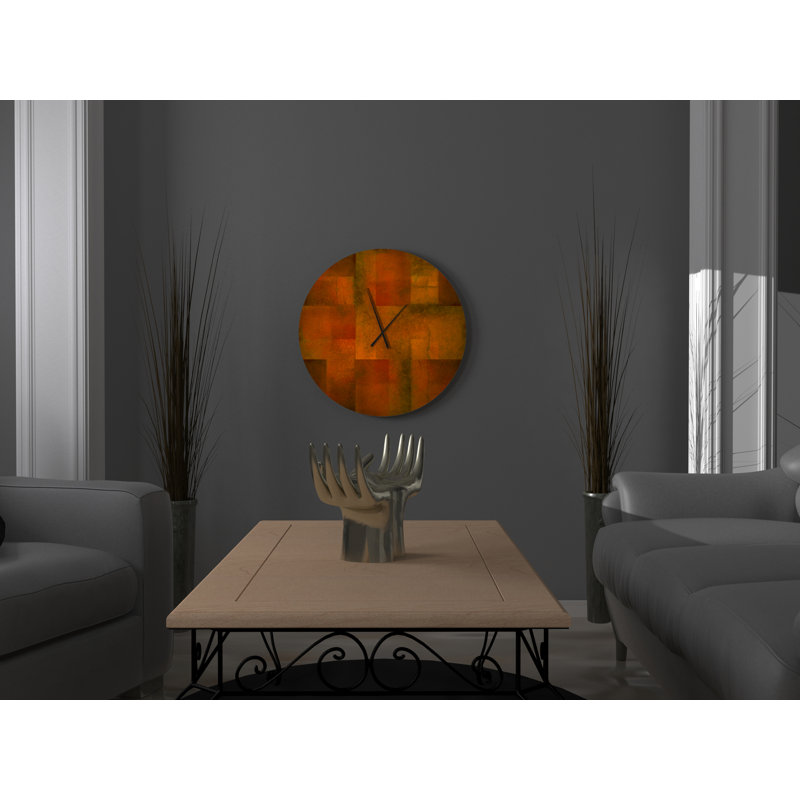 Mehaya Metal Wall Clock, Small
