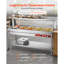 8 Pans + 2 Pots Commercial Food Warmer Steam Table with Undershelf Shield