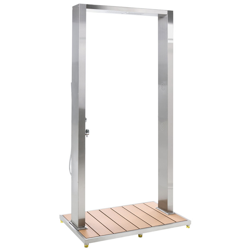 Freestanding Outdoor Shower SURAMA Silver