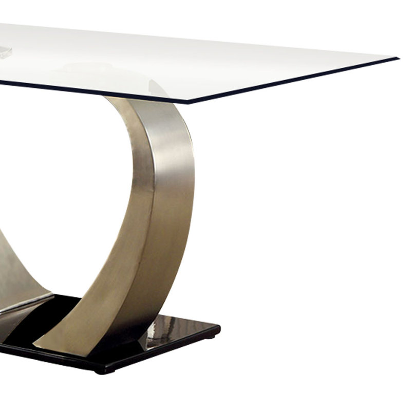 Wacker Glass Top Dining Table