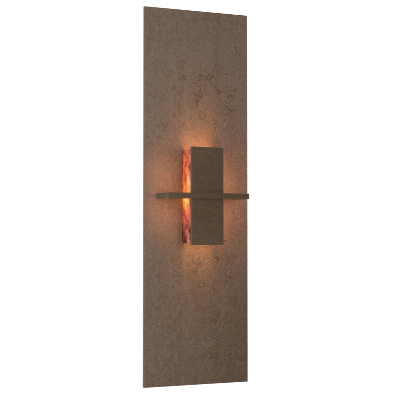 Aperture 1 - Light Flush Mount Sconce, Bronze, Topaz