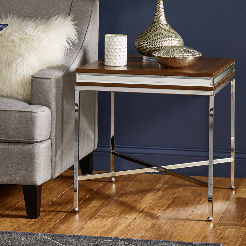 Table de bout Lucien, Chrome