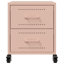 Anadalay 36cm W Steel Bedside Table-905989312