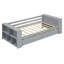Lit de jour avec tablettes et tiroirs-278780743