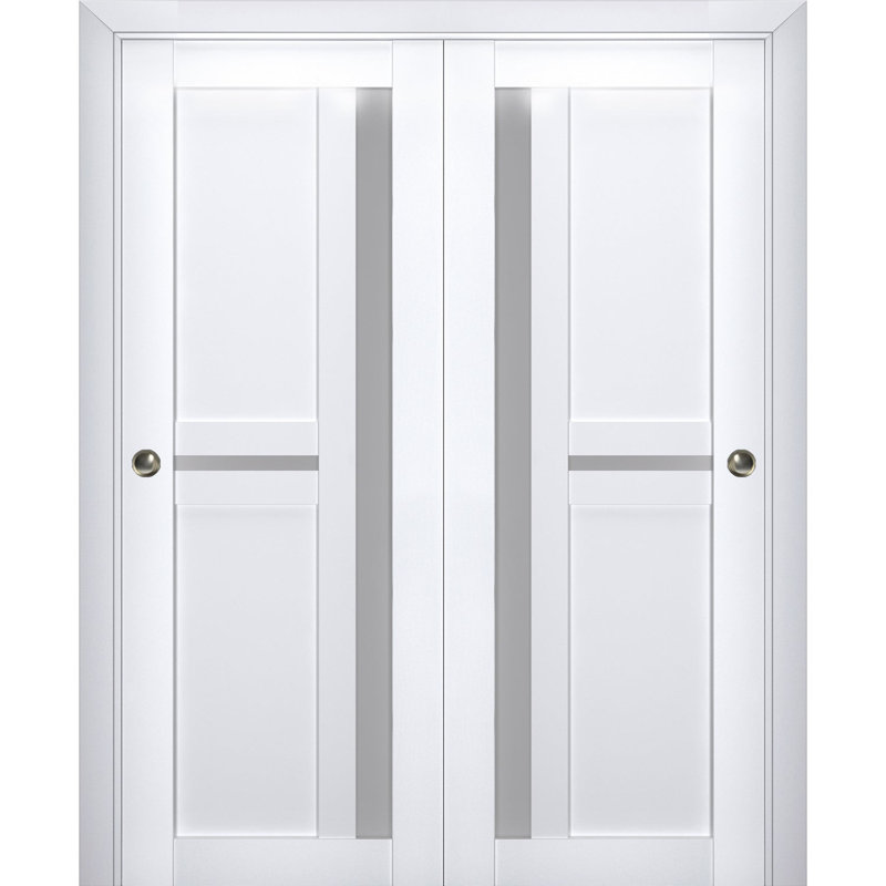 Portes de placard Veregio, 48 po x 80 po, Blanc