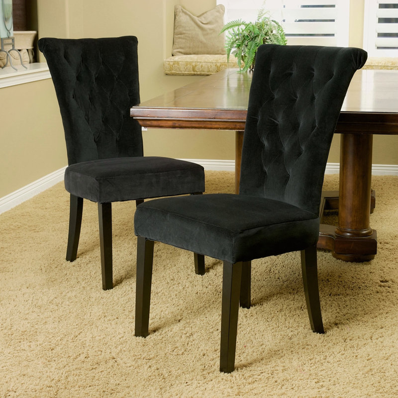 Chaise KD, Tissu noir