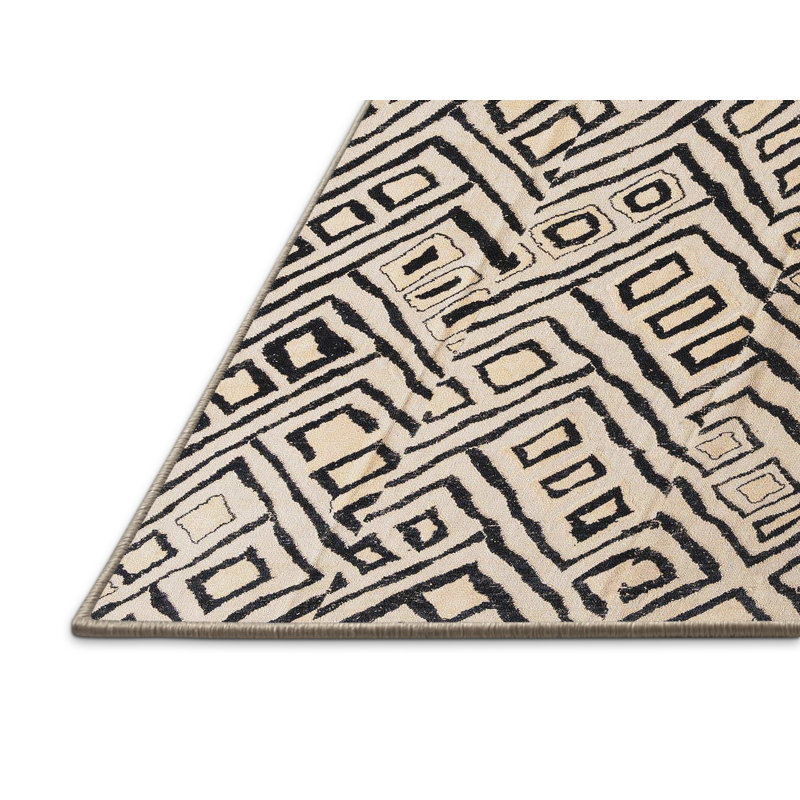 Tapis abstrait moderne 4753, Tapis de couloir 2 pi x 5 pi