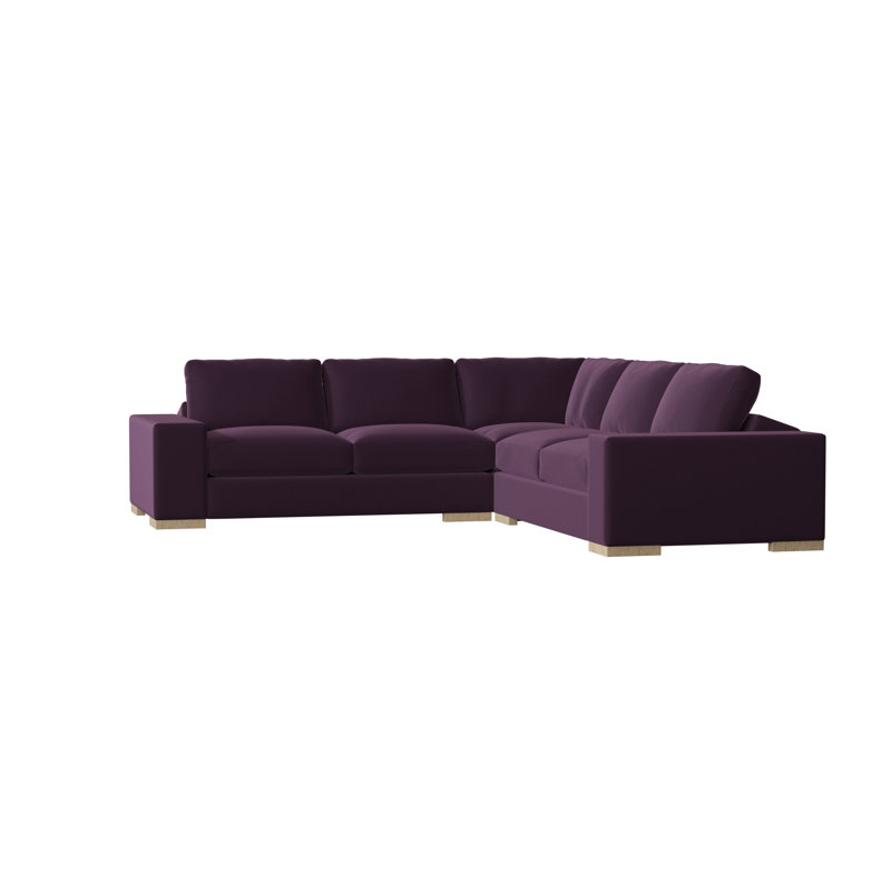 Brann Upholstered L-Shaped Sectional Symmetrical, Natural, Klein Fig