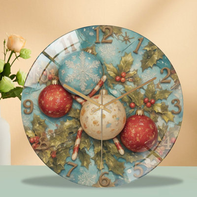 Horloge murale de Noël