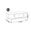 Table basse pratique de style japonais