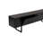 Modern Black TV Stand, 71.0 x 19.7 x 11.8 inches | 100% Melamine Coated Particle Board, Thickness: 0.7 inches | Sleek Solid Color Design, Perfect for Living Room & Entertainment Spaces, Durable and Stylish-105514843