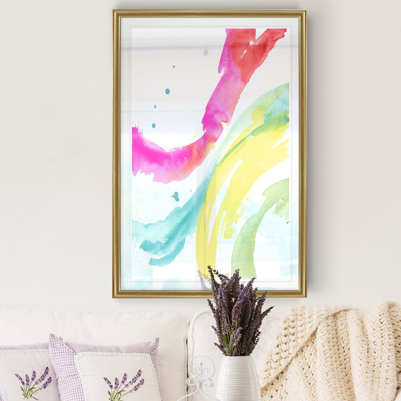 « saturée splash i », impression sur toile, H 22,5 po x l 30,5 po x P 1,5 po, Or
